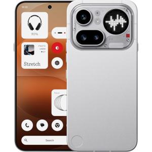 imageNothing Phone 4a Pro Cell Phone 2026 New Unlocked Android 16 Smartphone TripleLens Camera AI Photo Edits 683 144Hz AMOLED Display 5080mAh Battery DualSIM Glyph Matrix Black 8128GB  PhoneSliver