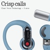 image:imageNothing Ear Open Open Ear Headphones UltraLight with Adjustable Earhooks Multipoint Connection Bluetooth Earbuds Clear Voice Technology for AI Calls IP54 Fast Charging ChatGPT SupportedBlue